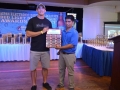 James Lee of Marpac recieved plaque of appriciation fr seda league secretary warlee ellama